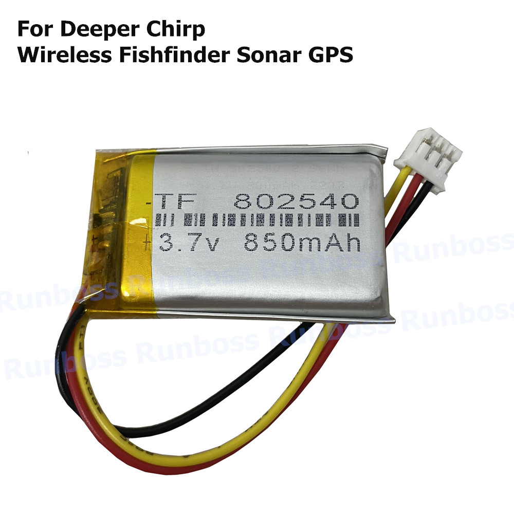 Fish Finder Gps - Baterai Li-Polymer 3.7V 850mAh Baru Untuk