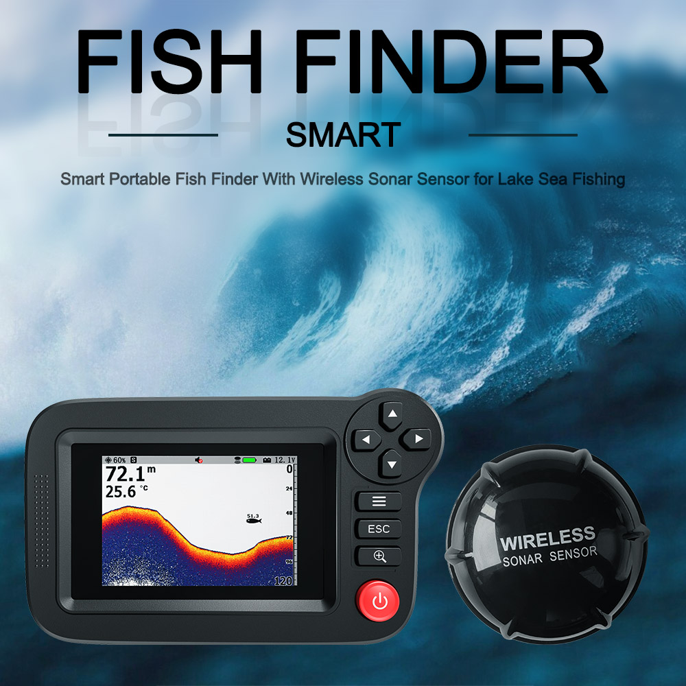 Pencari ikan cerdas-pencari ik - Fish Finder Transducer ulasan dan harga