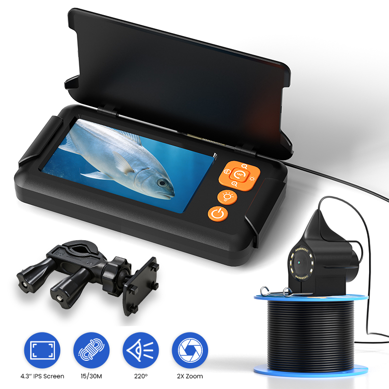 Kamera Pemancing Layar 4.3’’ K - Fish Finder Cable ulasan dan harga
