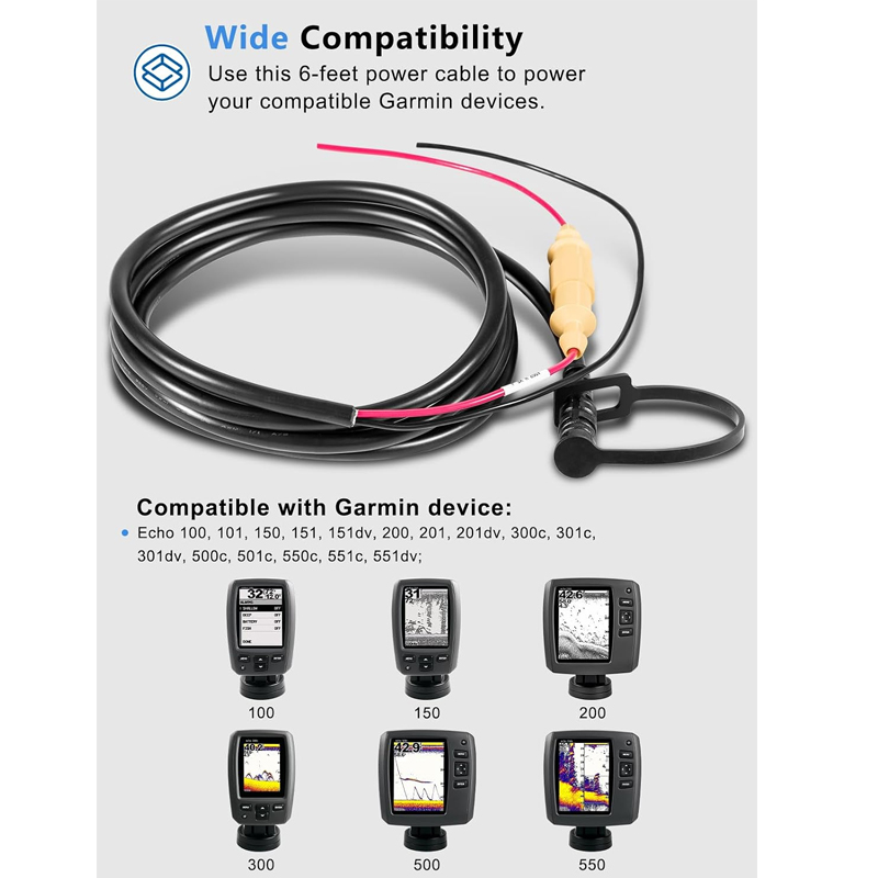 010-11678-10 Kabel Daya Mariti - Fish Finder Cable ulasan dan harga