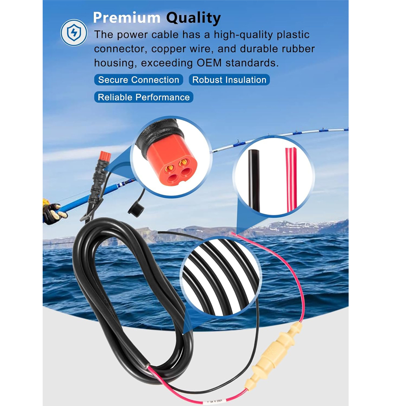 010-11678-10 Kabel Daya Mariti - Fish Finder Cable ulasan dan harga