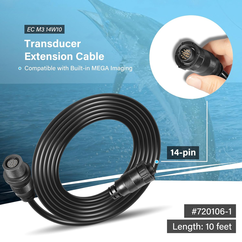 Kabel Ekstensi Transduser 10Ft - Fish Finder Cable ulasan dan harga