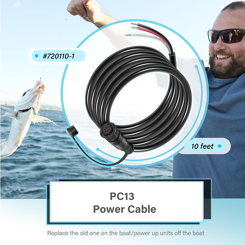 Kabel Daya PC13 720110-1 untuk - Fish Finder Cable ulasan dan harga