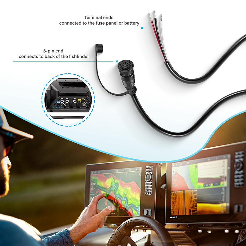 Kabel Daya PC13 720110-1 untuk - Fish Finder Cable ulasan dan harga