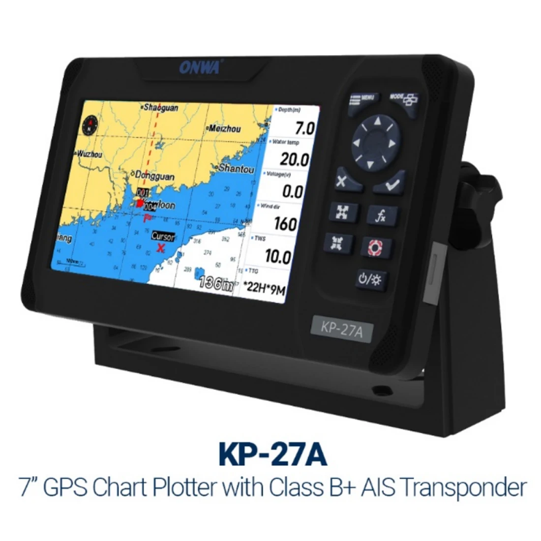 ONWA KP-27A 7 Inci LCD Warna G - Fish Finder Gps ulasan dan harga